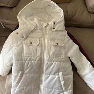 Kids white Gucci coat